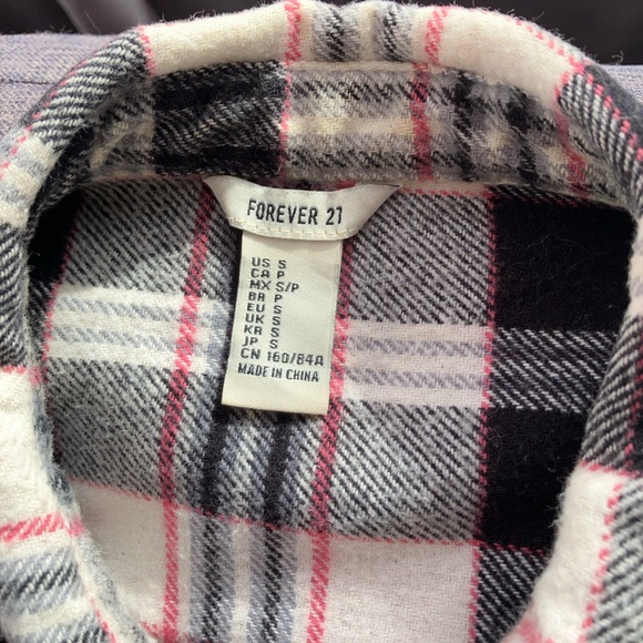 F21 plaid flannel shirt - Picture 5 of 5